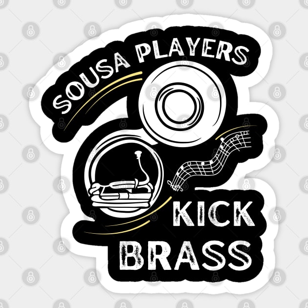 Funny Sousaphone Sousa Players Kick Brass Sticker by MalibuSun